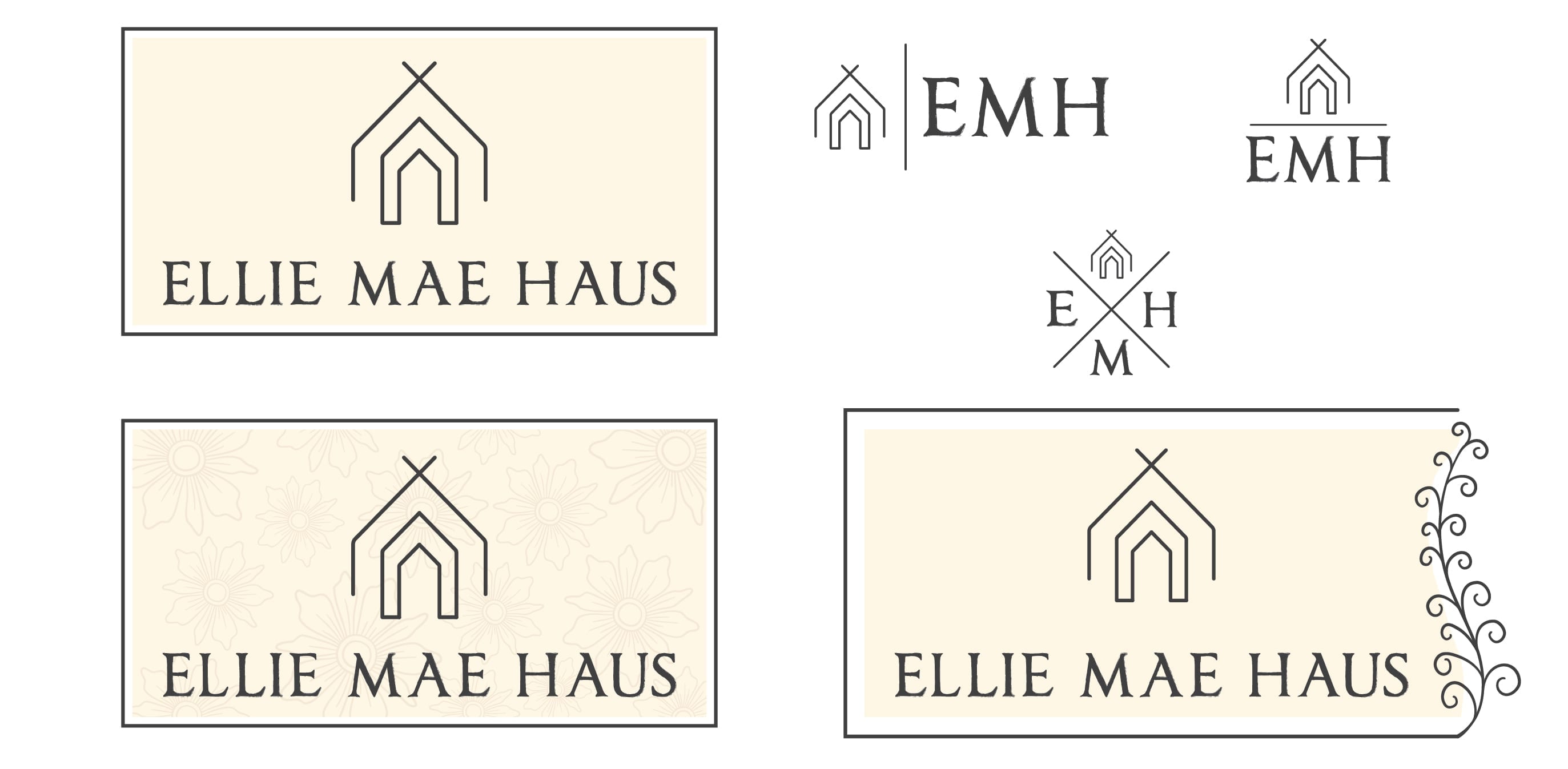 KRB Graphics brand identity design – Logo Options